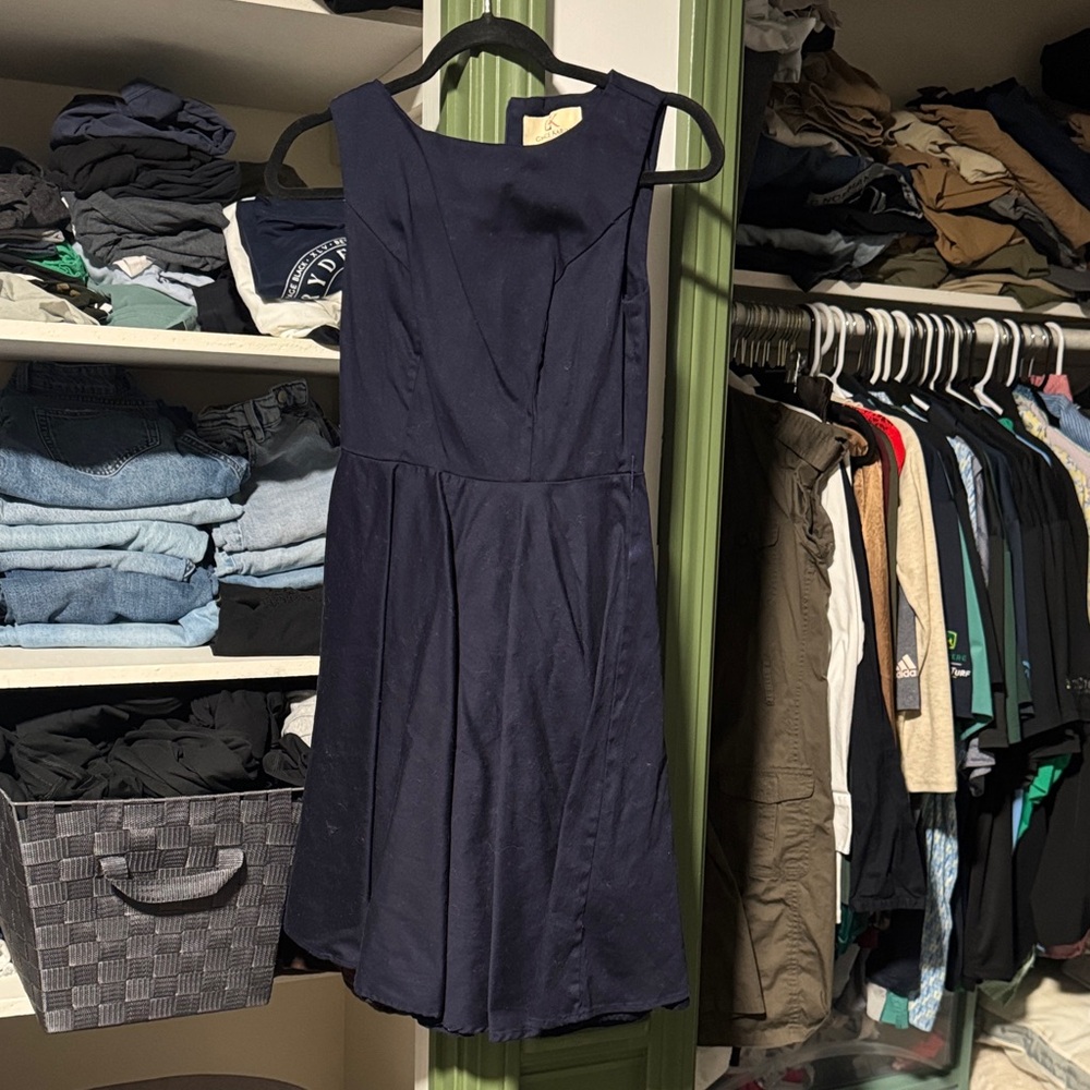 Grace Karin Classic Navy Midi Dress